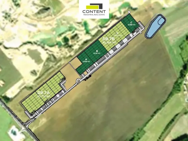 Pronájem výrobních prostor, Kozomín, 10355 m2