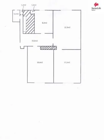 Prodej bytu 3+1, Praha - Vysočany, Nemocniční, 83 m2