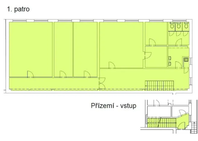Pronájem kanceláře, Praha - Malešice, Tiskařská, 206 m2