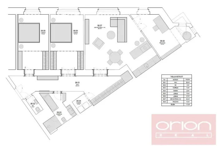 Pronájem bytu 4+kk, Praha - Vinohrady, náměstí Jiřího z Poděbrad, 118 m2