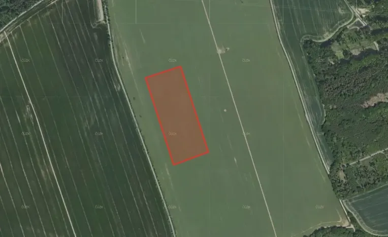 Prodej pole, Chlístovice, 40666 m2