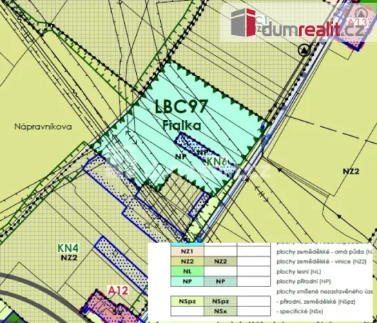 Prodej zahrady, Mělník, Chloumecká, 3246 m2