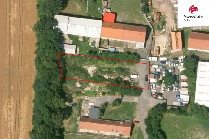 Pronájem komerčního pozemku, Červený Újezd, 1100 m2