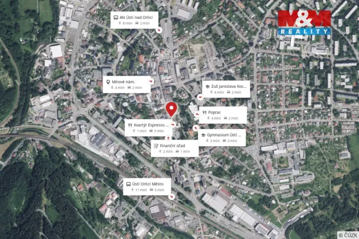 Pronájem obchodního prostoru, Ústí nad Orlicí, T. G. Masaryka, 28 m2