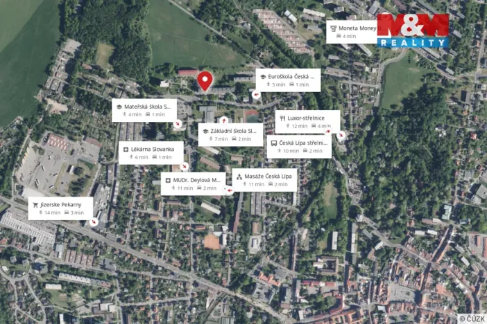 Pronájem bytu 2+1, Česká Lípa, Železničářská, 59 m2