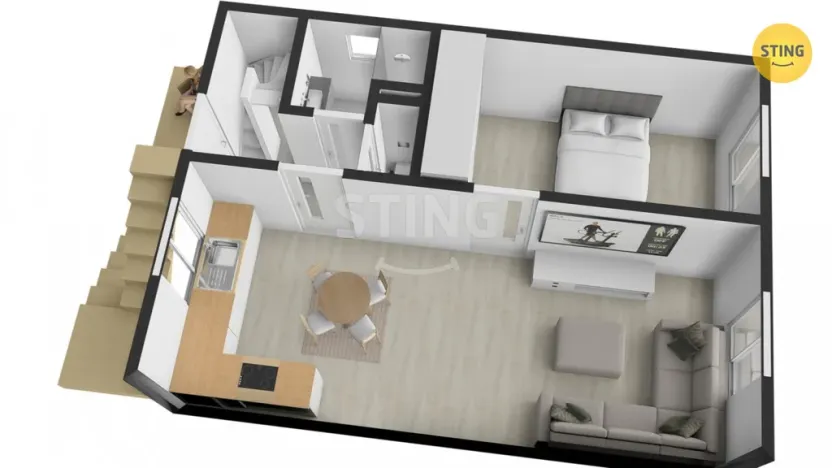 Prodej bytu 4+kk, Bolatice, Hlavní, 104 m2