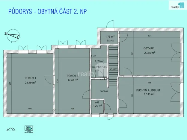 Prodej rodinného domu, Jilem, 95 m2