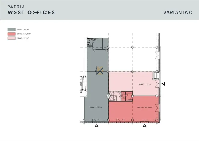 Pronájem obchodního prostoru, Praha, Siemensova, 146 m2