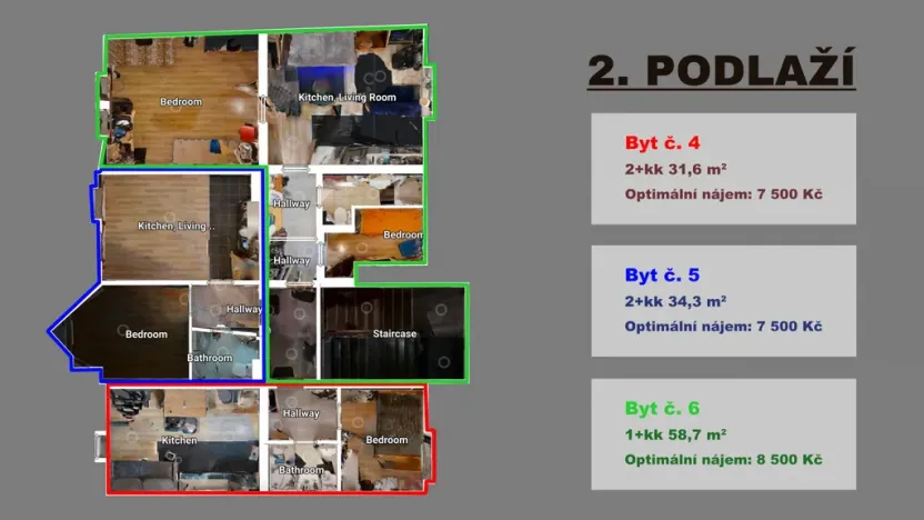 Prodej činžovního domu, Duchcov, Husova, 360 m2