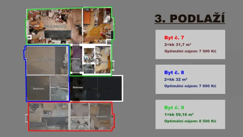 Prodej činžovního domu, Duchcov, Husova, 360 m2