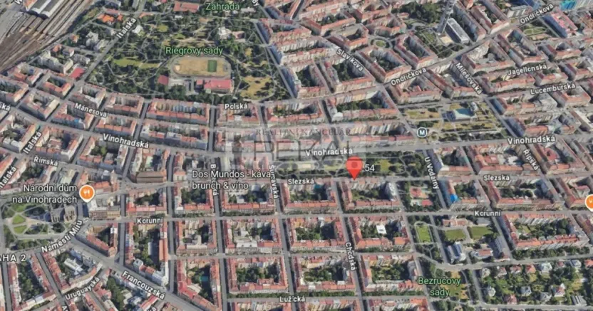 Pronájem obchodního prostoru, Praha - Vinohrady, Slezská, 167 m2