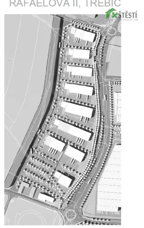 Prodej pozemku, Třebíč, Rafaelova, 4271 m2