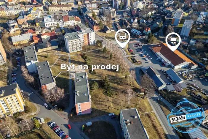 Pronájem bytu 2+1, Vítkov, Budišovská, 48 m2