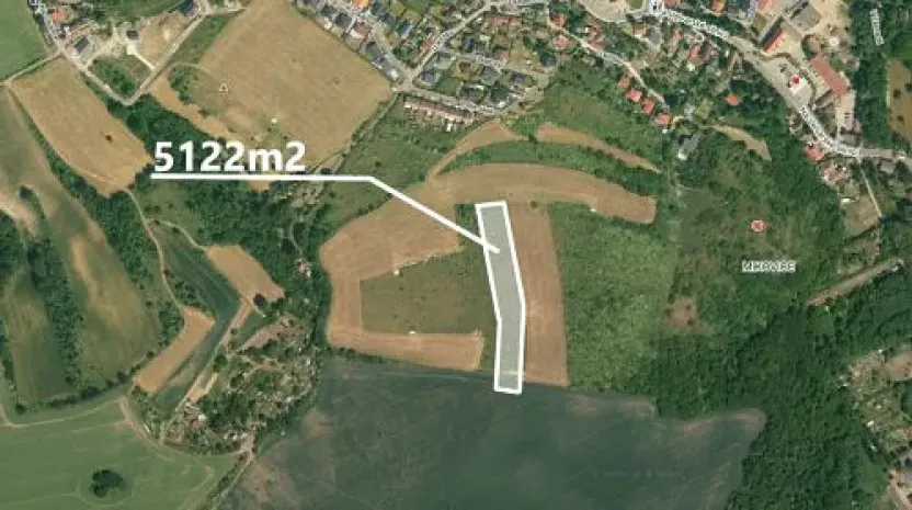 Prodej pole, Kralupy nad Vltavou, 5122 m2