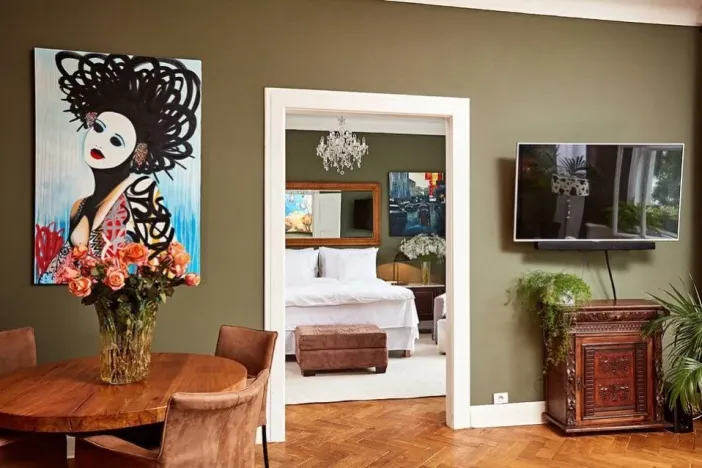 Pronájem bytu 3+1, Praha - Nové Město, Na hrobci, 105 m2