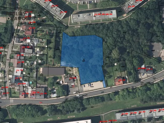 Prodej komerčního pozemku, Krupka, 4600 m2