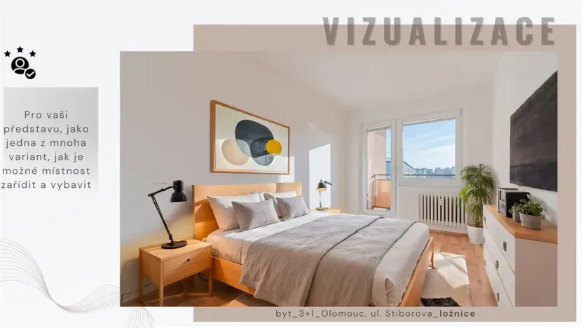 Pronájem bytu 3+1, Olomouc, Stiborova, 74 m2