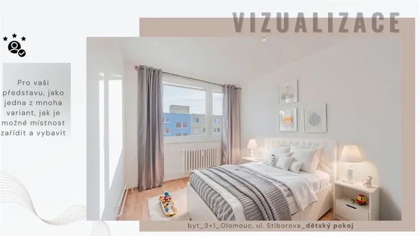 Pronájem bytu 3+1, Olomouc, Stiborova, 74 m2