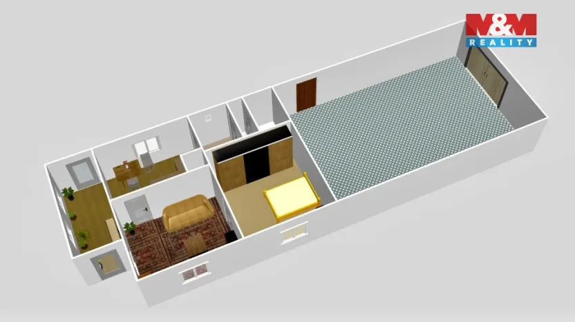 Prodej rodinného domu, Kravsko, 60 m2