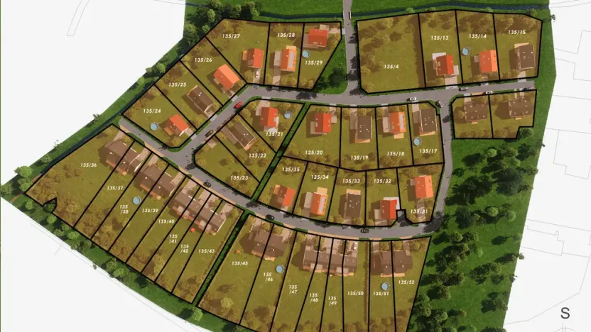 Prodej pozemku, Všestary, 1074 m2