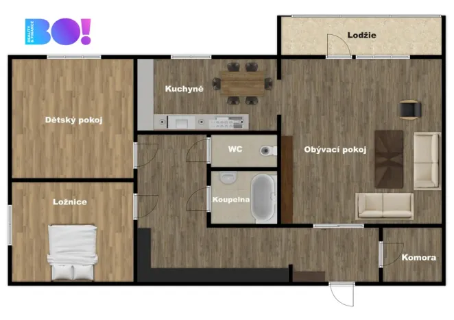 Pronájem bytu 3+1, Jablunkov, Čs. armády, 65 m2