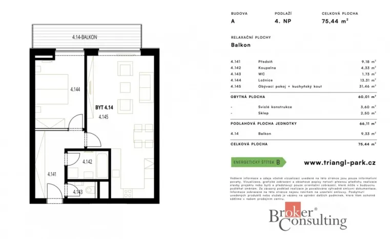 Pronájem bytu 2+kk, Plzeň - Jižní Předměstí, Železná, 73 m2
