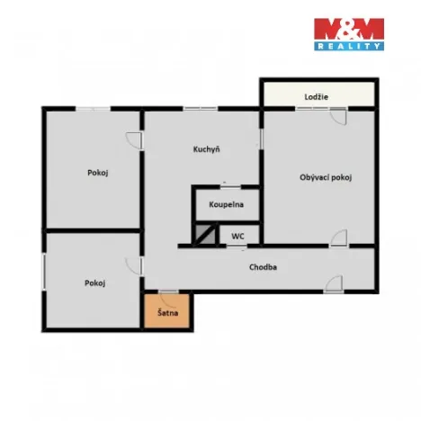 Prodej bytu 3+1, Orlová - Lutyně, F. S. Tůmy, 65 m2