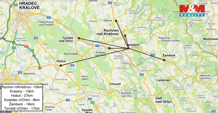 Pronájem bytu 3+kk, Vamberk, Janáčkova, 80 m2