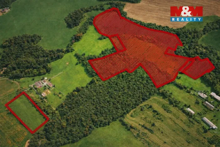 Prodej pozemku pro bydlení, Křečovice - Vlkonice, 68525 m2