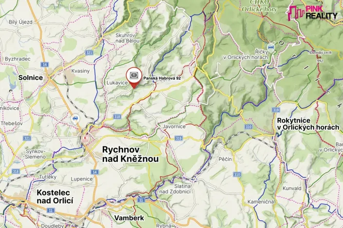 Prodej chaty, Rychnov nad Kněžnou - Panská Habrová, 95 m2