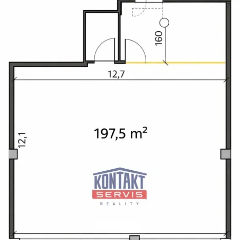 Pronájem skladu, České Budějovice, Rudolfovská tř., 198 m2