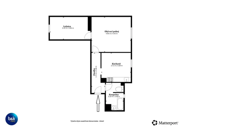 Pronájem bytu 3+kk, Králův Dvůr - Počaply, Plzeňská, 62 m2