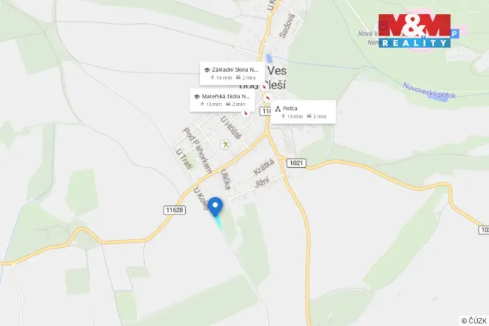 Prodej pozemku pro bydlení, Nová Ves pod Pleší, 2484 m2