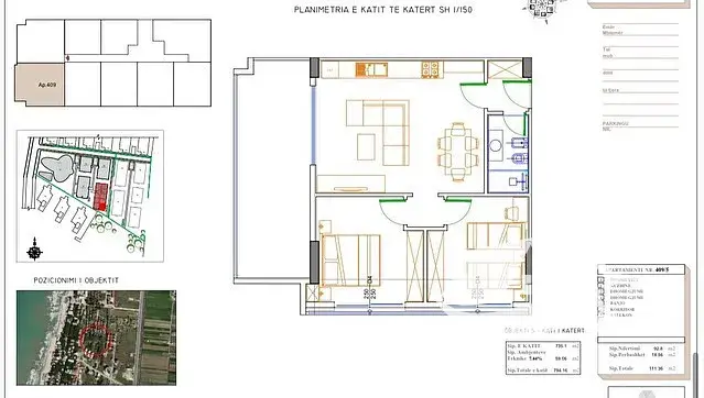 Prodej bytu 2+kk, Qerret, Albánie, 115 m2