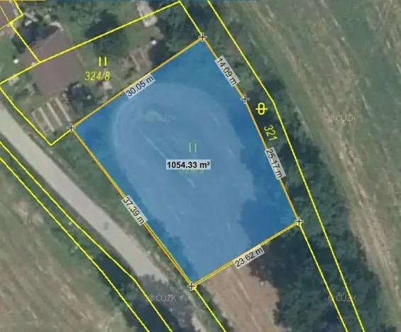 Prodej pozemku pro bydlení, Bystřice, 1046 m2