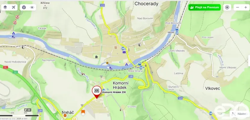 Pronájem bytu 2+1, Chocerady - Komorní Hrádek, 65 m2