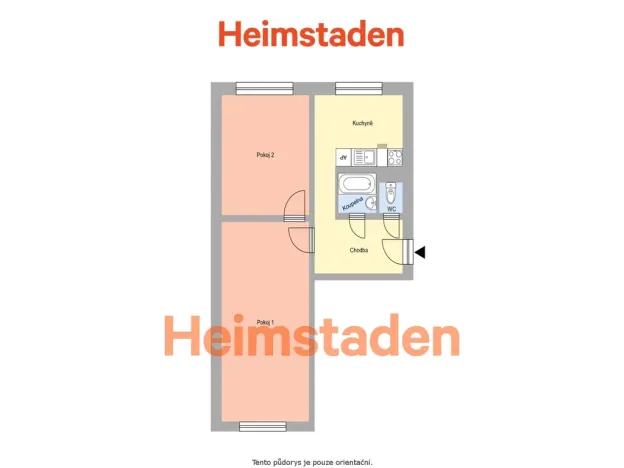 Pronájem bytu 2+1, Havířov - Město, Dlouhá třída, 52 m2