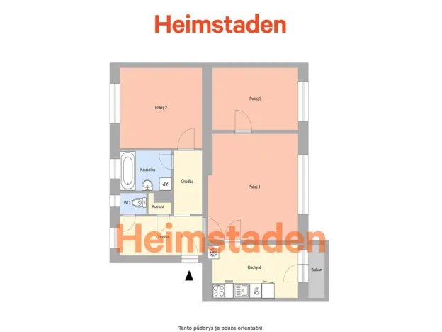 Pronájem bytu 3+1, Ostrava - Moravská Ostrava, Dr. Malého, 70 m2