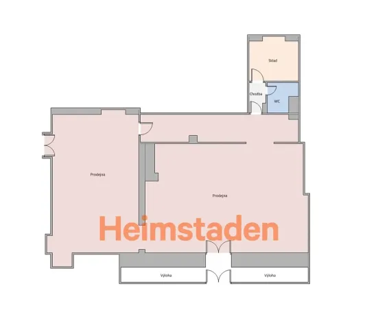 Pronájem kanceláře, Ostrava - Poruba, Hlavní třída, 120 m2