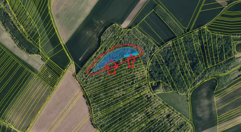 Prodej podílu lesa, Nikolčice, 3584 m2