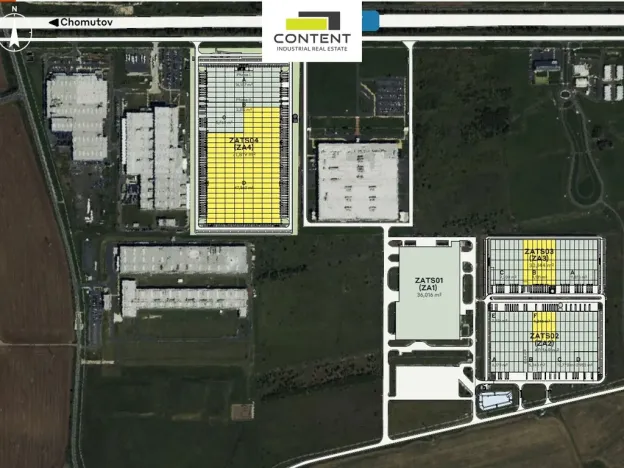Pronájem skladu, Staňkovice, Jižní, 3000 m2