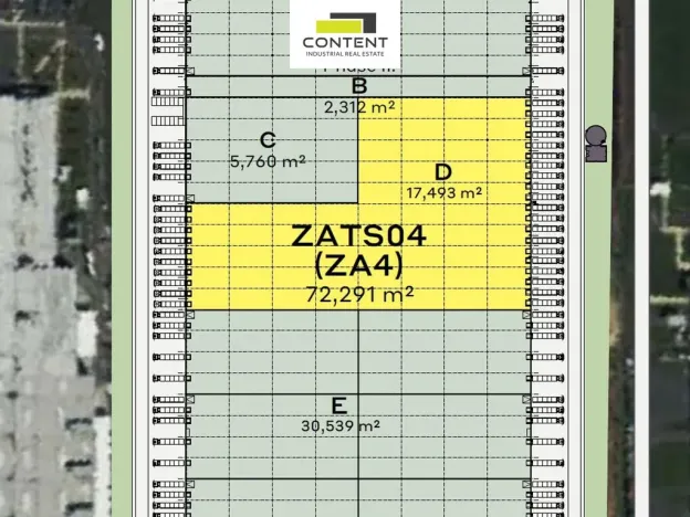 Pronájem skladu, Staňkovice, Jižní, 3000 m2