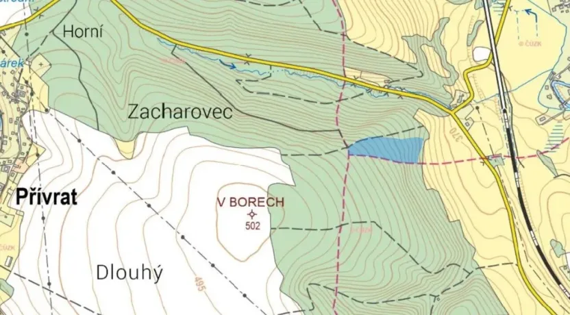 Pronájem pole, Dlouhá Třebová, 23172 m2