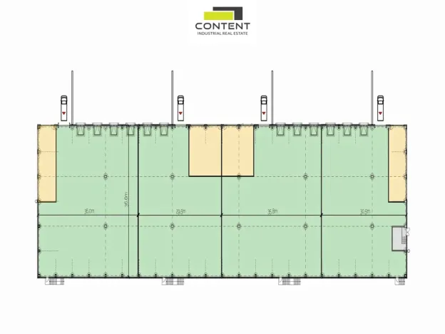 Pronájem skladu, Plzeň - Východní Předměstí, Jateční, 4870 m2