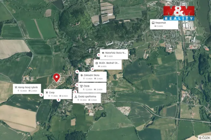 Pronájem bytu 2+kk, Nepomuk, Na Daníčkách, 61 m2