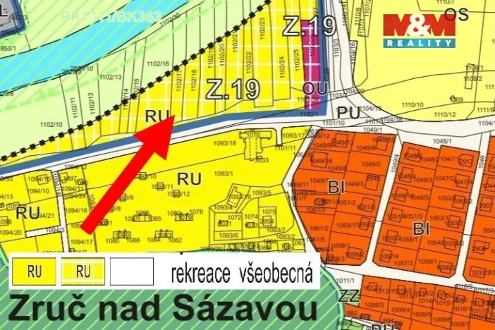 Prodej pozemku pro bydlení, Zruč nad Sázavou, 1273 m2