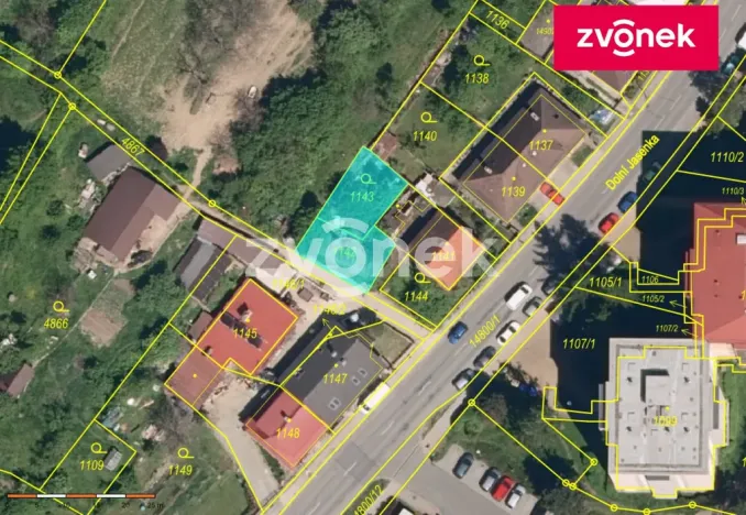 Prodej pozemku pro bydlení, Vsetín, 338 m2