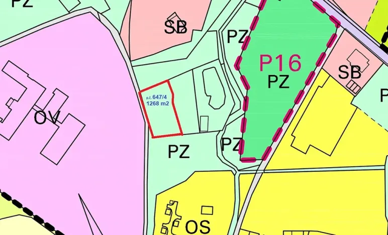 Prodej pozemku, Osoblaha, 1268 m2