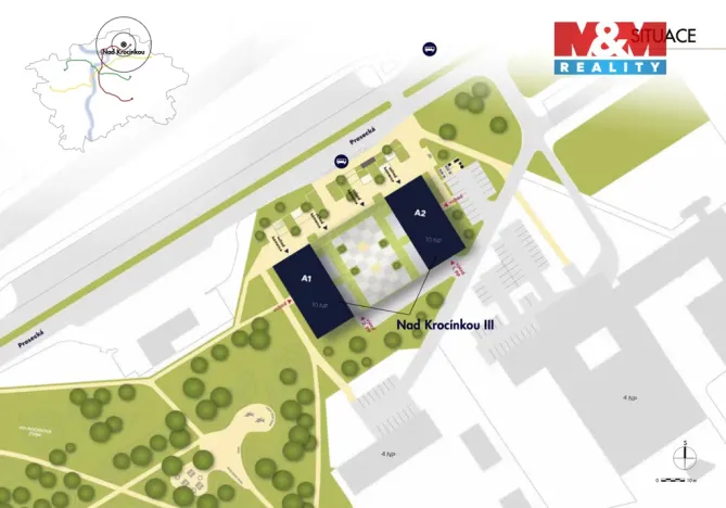 Prodej bytu 4+kk, Praha - Prosek, Nad Krocínkou, 107 m2