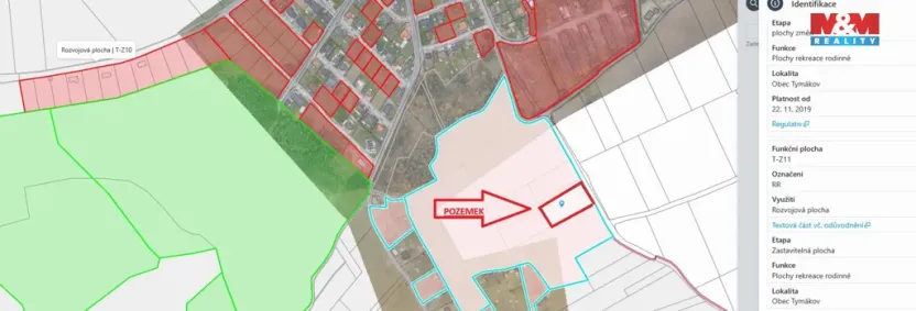Prodej zahrady, Tymákov, 3911 m2